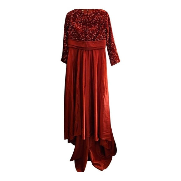 LanTing Wedding Dress, M, Red - Picture 6 of 14